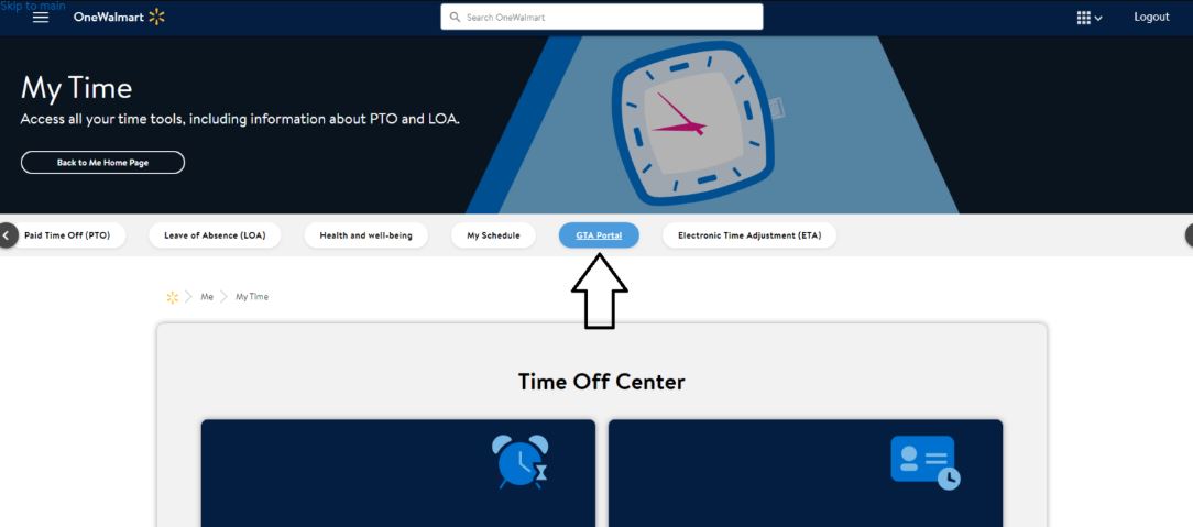 Onewalmart GTA Portal
